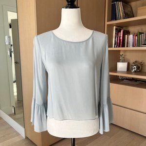 Aritzia Babaton Humbert Blouse | Small | Light Blue